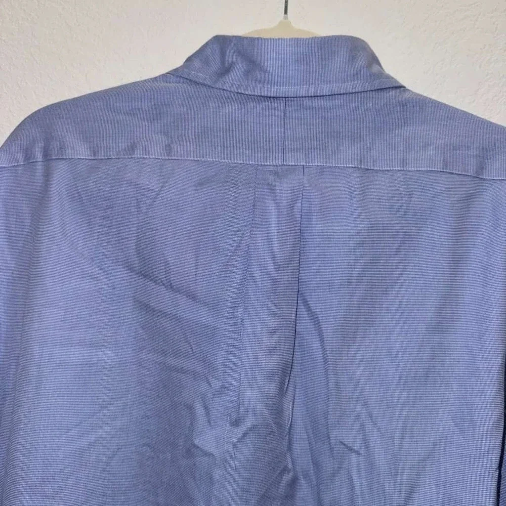 Ralph Lauren Men's Size 17.5/44 Polo Dress Shirt Button Up Blue Pony Work Office - Picture 4 of 13